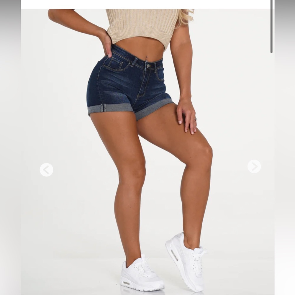 NVGTN Jean shorts. Sold out online. New with tags. Never worn. Size S